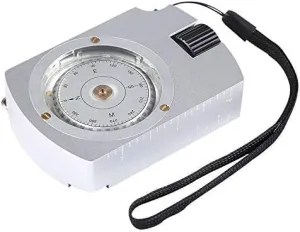 Multi Functional Survival Compass Camping Hiking Compass Map Measurer Distance Calculator Metal Professional Military Compass，Provide Accurate Direction Help, Easy to Carry