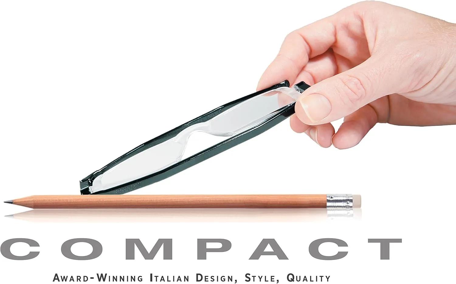 Nannini Compact One Optics 1.0 Temples Reading Glass (Crystal)