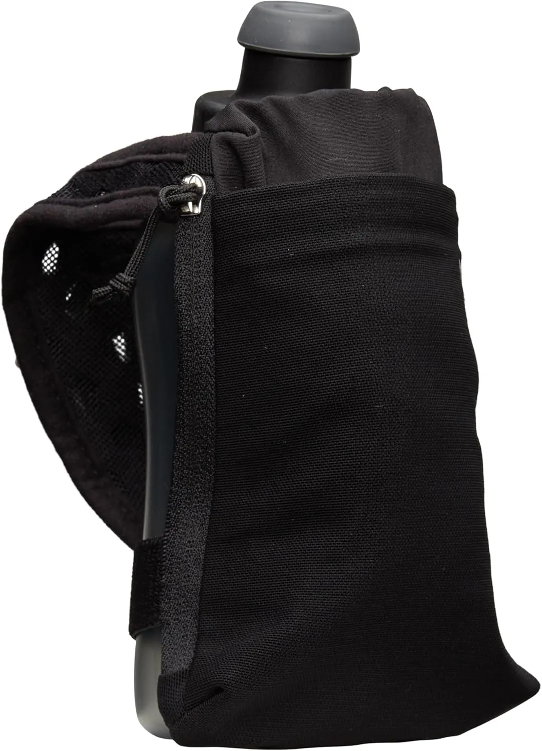Nathan - SpeedDraw 2 12oz Flask Black/Reflective Silver OSFA