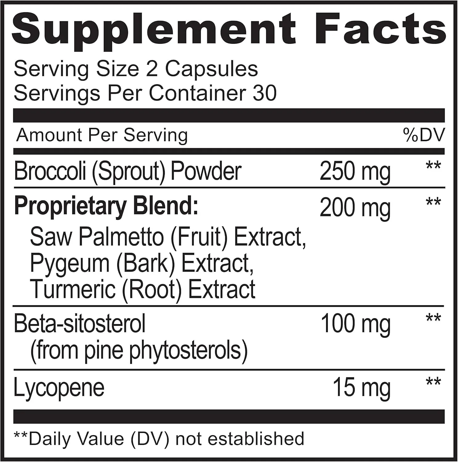 NATURELO Prostate & Urinary Health, Comprehensive Formula with Saw Palmetto, Pygeum, Tumeric, Plant Sterols, Broccoli and Lycopene, 60 Vegetarian Capsules (Pack of 2)