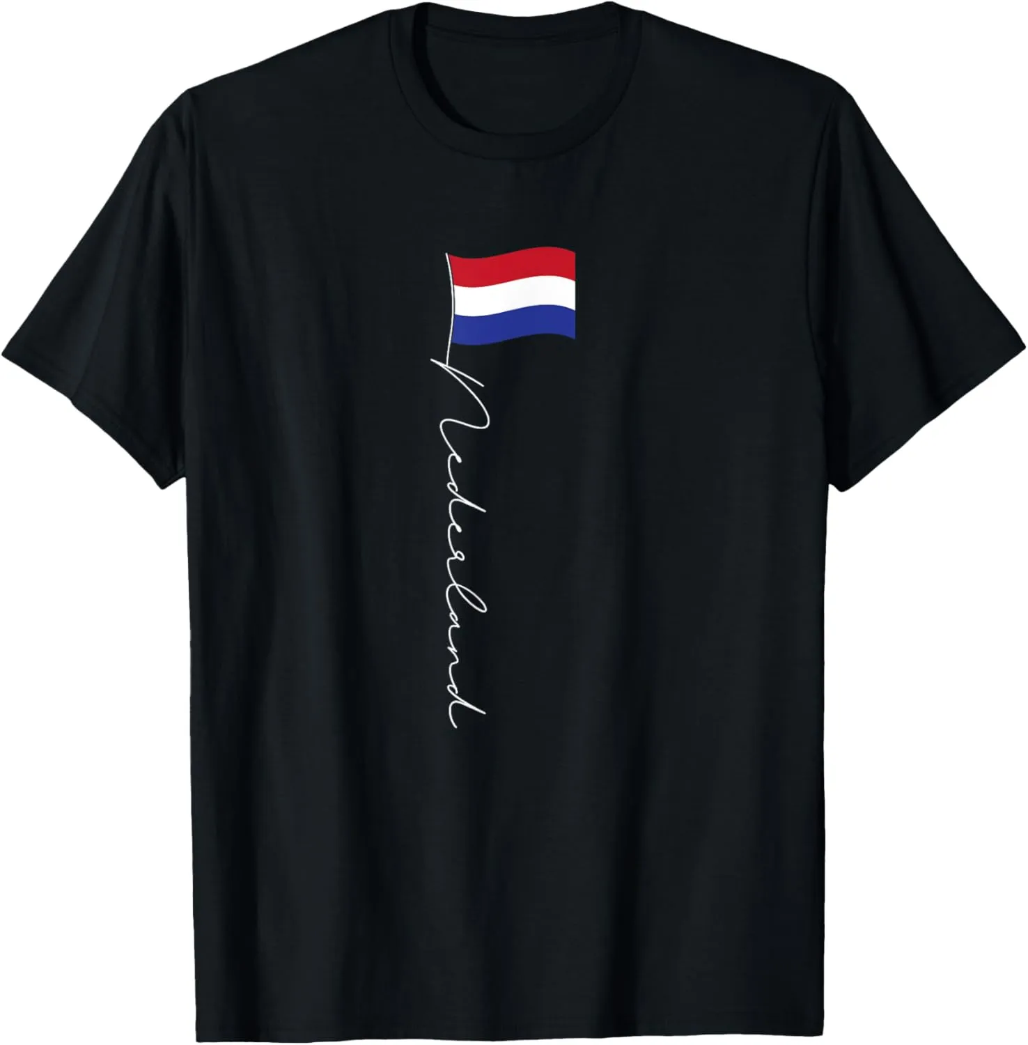 Netherlands Signature Flag Pole - Patriotic Dutch Flag T-Shirt