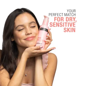 Neutrogena Skin Balancing Milky Cleanser with 2% Polyhydroxy Acid (PHA), Soothing & Moisturizing Face Wash for Dry & Sensitive Skin, Paraben-Free, Soap-Free, Sulfate-Free, 6.3 oz (Pack of 2)