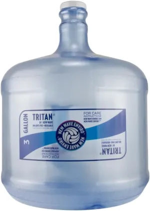 New Wave Enviro Products BPA Free Bottle, Lighweight & Durable Design, 3 Gallon Capacity