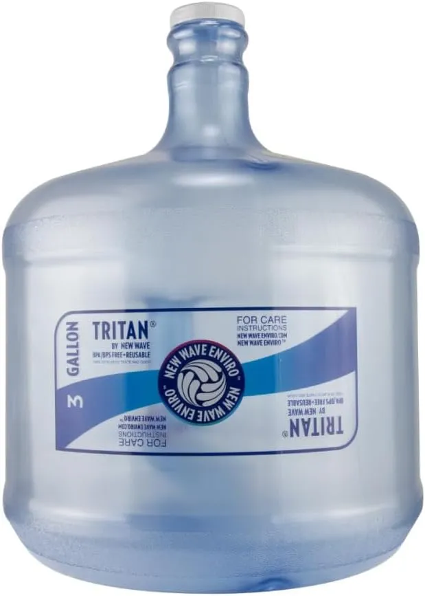 New Wave Enviro Products BPA Free Bottle, Lighweight & Durable Design, 3 Gallon Capacity