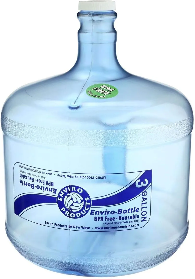 New Wave Enviro Products BPA Free Bottle, Lighweight & Durable Design, 3 Gallon Capacity