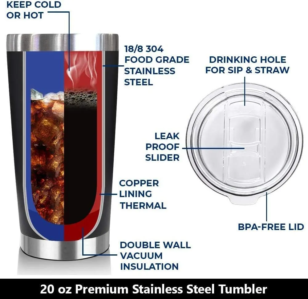 NewEleven Fathers Gift For Brother From Sister, Bro - Best Birthday Gift For Big, Little Brother, Siblings, Brothers In Law - Funny Gag Gifts For Men - 20 Oz Tumbler