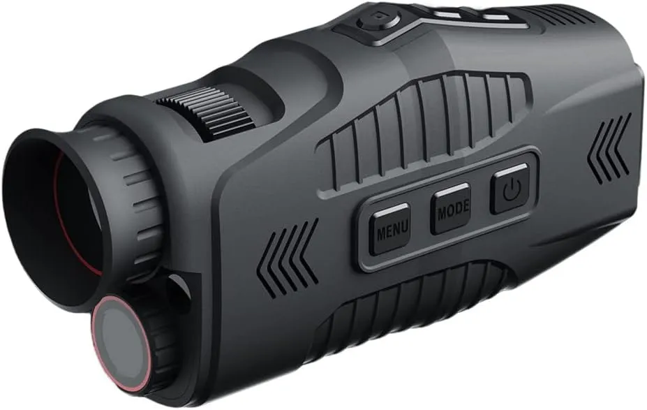 Night Vision Goggles,1080P Infrared Digital Night Vision Monocular, 5X Digital Zoom 300m Full Dark Viewing Distance, Photos & Videos, for Hunting,Camping,Travel