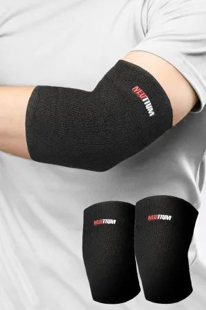 NT NEO TIUM NeoTium Thermal Elbow & Ankle Warmers - Improve Circulation for Arthritis & Joint Pain Relief, Versatile Ankle/Elbow Sleeves for Men and Women (Pack of 2, One Size)
