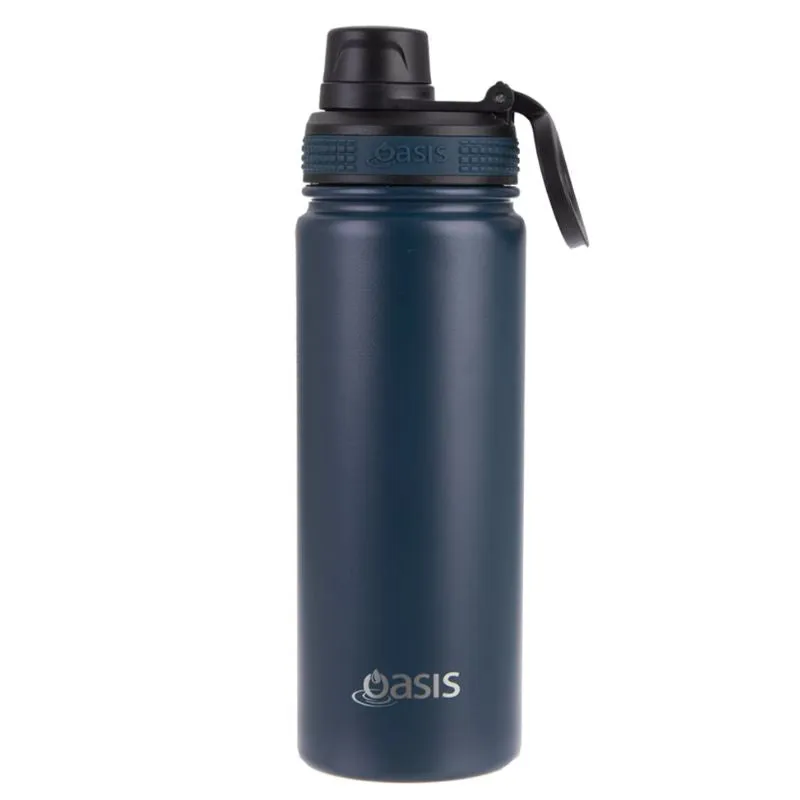 Oasis Stainless Steel Insulated Challenger Sports Bottle with Screw Cap 550ml