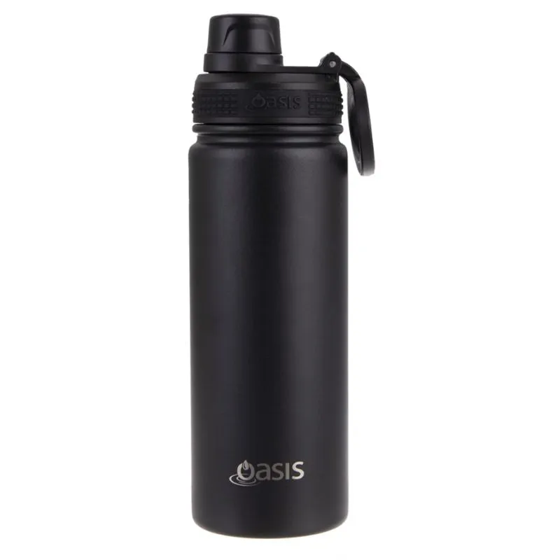 Oasis Stainless Steel Insulated Challenger Sports Bottle with Screw Cap 550ml