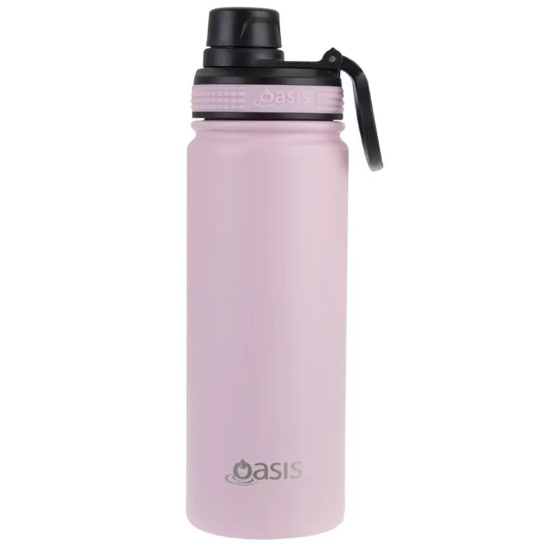 Oasis Stainless Steel Insulated Challenger Sports Bottle with Screw Cap 550ml