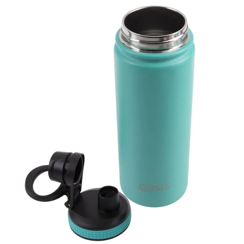 Oasis Stainless Steel Insulated Challenger Sports Bottle with Screw Cap 550ml