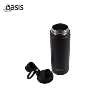 Oasis Stainless Steel Insulated Sports Water Bottle with Screw Cap 550ML