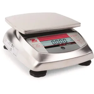 Ohaus Compact Bench Scales - Valor 3000 Xtreme Compact Scales Model V31XH4, 4000g x 0.1g, Platform Size 5.8 x 6.2 in
