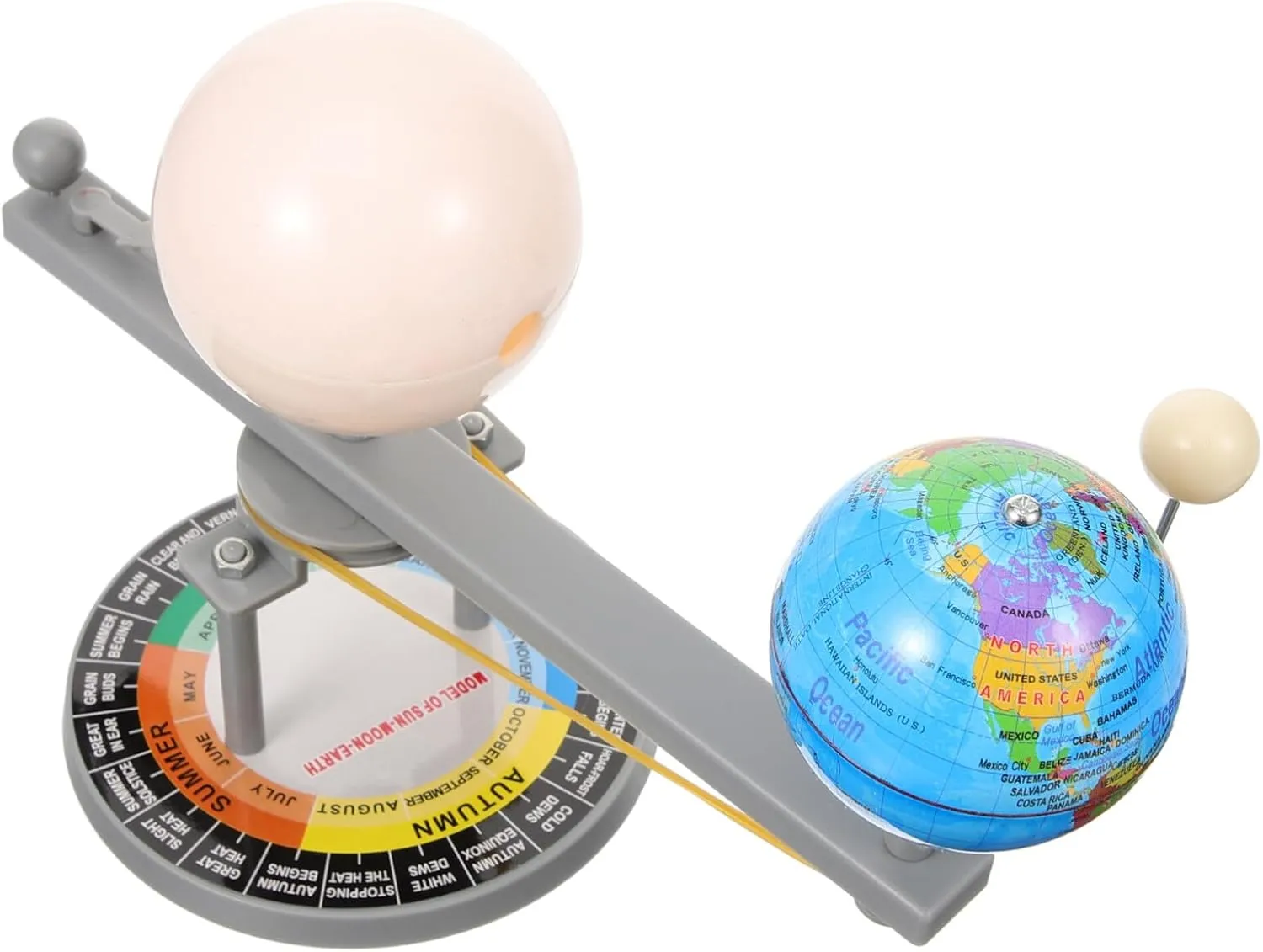 Operitacx Sun Earth Moon Orbital Model Solar System Model Solar System Teaching Aid Astronomical Science Educational Kits