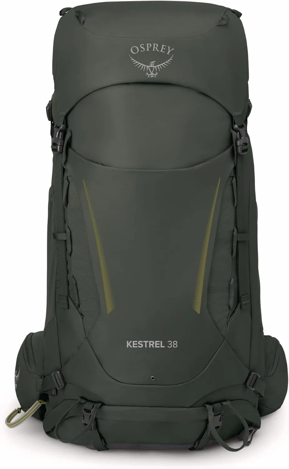Osprey Kestrel 38L Men's Backpacking Backpack, Bonsai Green, S/M