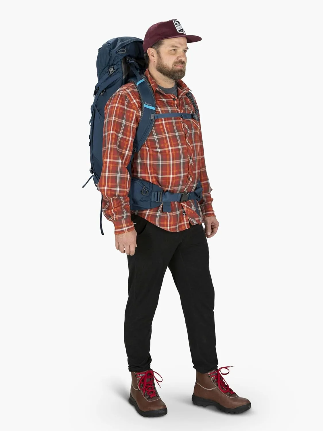 Osprey Kestrel 38L Men's Backpacking Backpack, Bonsai Green, S/M