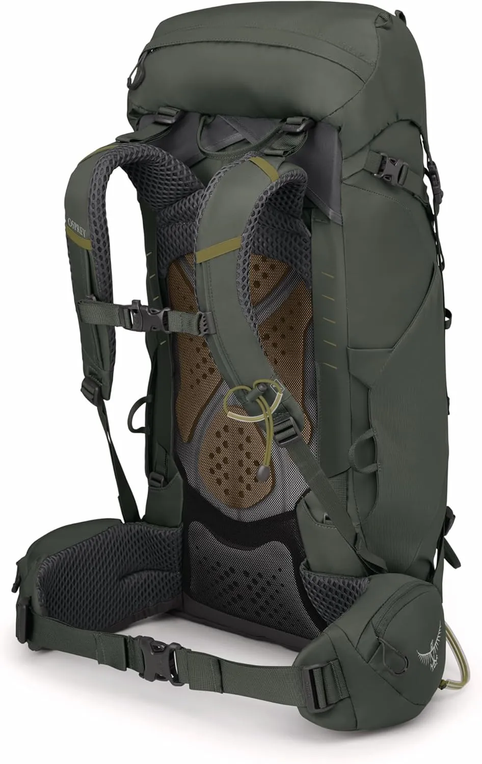 Osprey Kestrel 38L Men's Backpacking Backpack, Bonsai Green, S/M