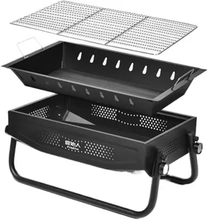 Outdoor Barbecue Stove Foldable Smokeless Barbecue Rack for Home Use Can Be Used For Camping Charcoal