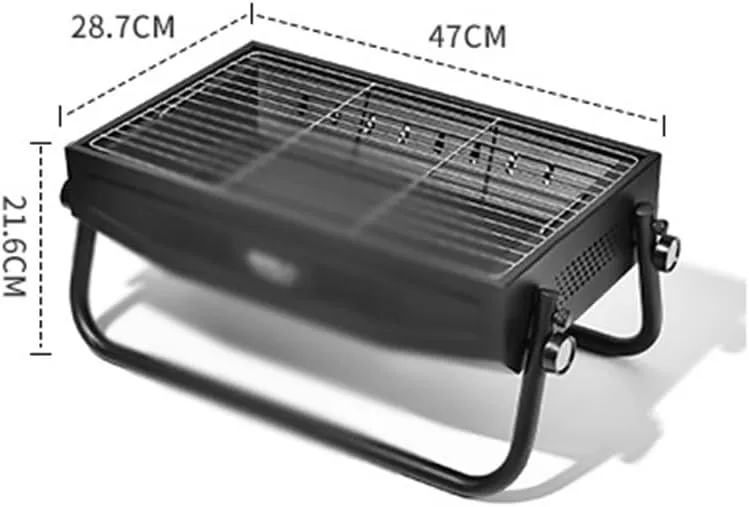 Outdoor Barbecue Stove Foldable Smokeless Barbecue Rack for Home Use Can Be Used For Camping Charcoal