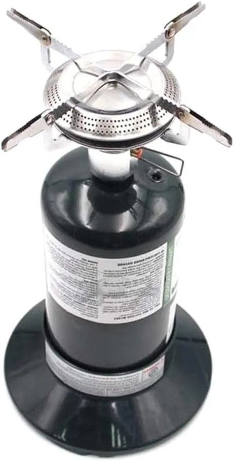 Outdoor Camping Stove, Portable Backpacking Gas Stove, Propane Gas Stove with Storage Bag for Camping Hiking Barbecue Picnic