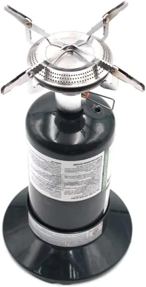 Outdoor Camping Stove, Portable Backpacking Gas Stove, Propane Gas Stove with Storage Bag for Camping Hiking Barbecue Picnic