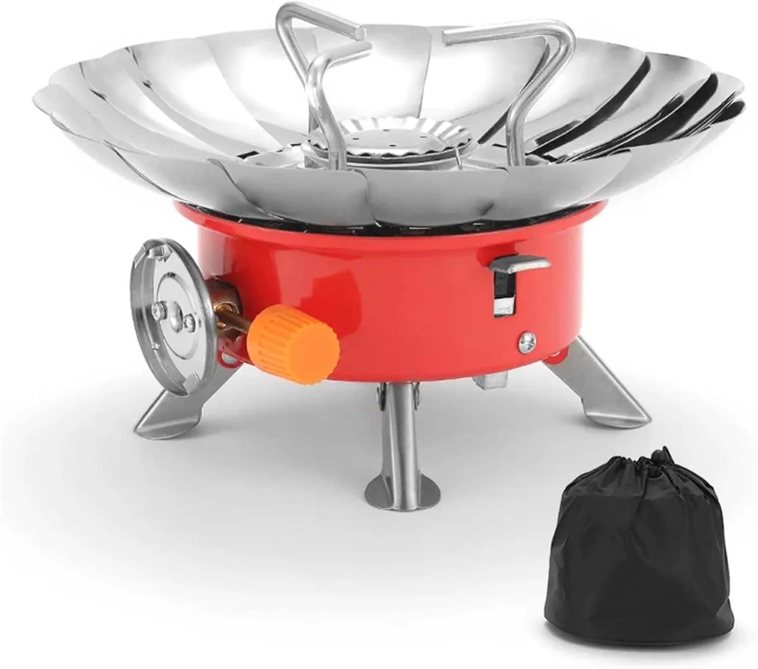 Outdoor Electronic Ignition Stoves Cooking Accessory Foldable Gas Stove Adjustable Firepower Camping Hiking Furnace Gas Cooker
