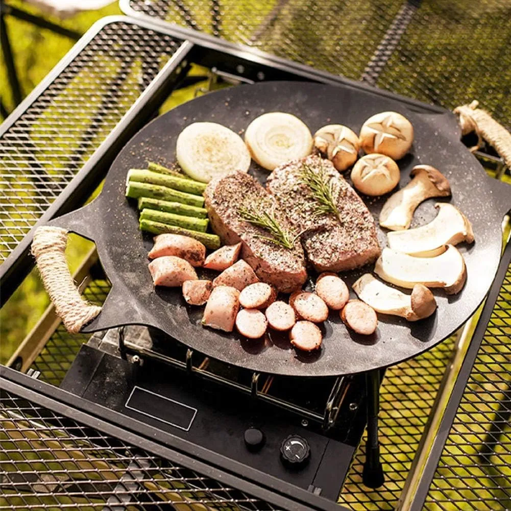 Outdoor Mobile Kitchen Iron Mesh Table, Portable Folding Camping Aluminum Alloy Picnic Barbecue Table Self-Driving Equipment Kitchen Console,D