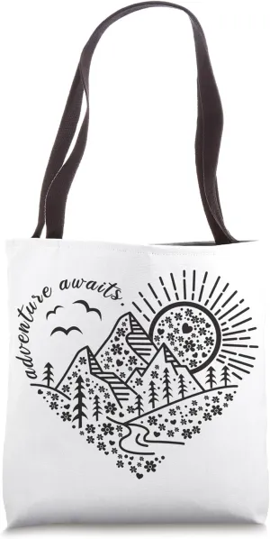 Outdoor Nature Adventure Buddies And So The Adventure Begins Tote Bag