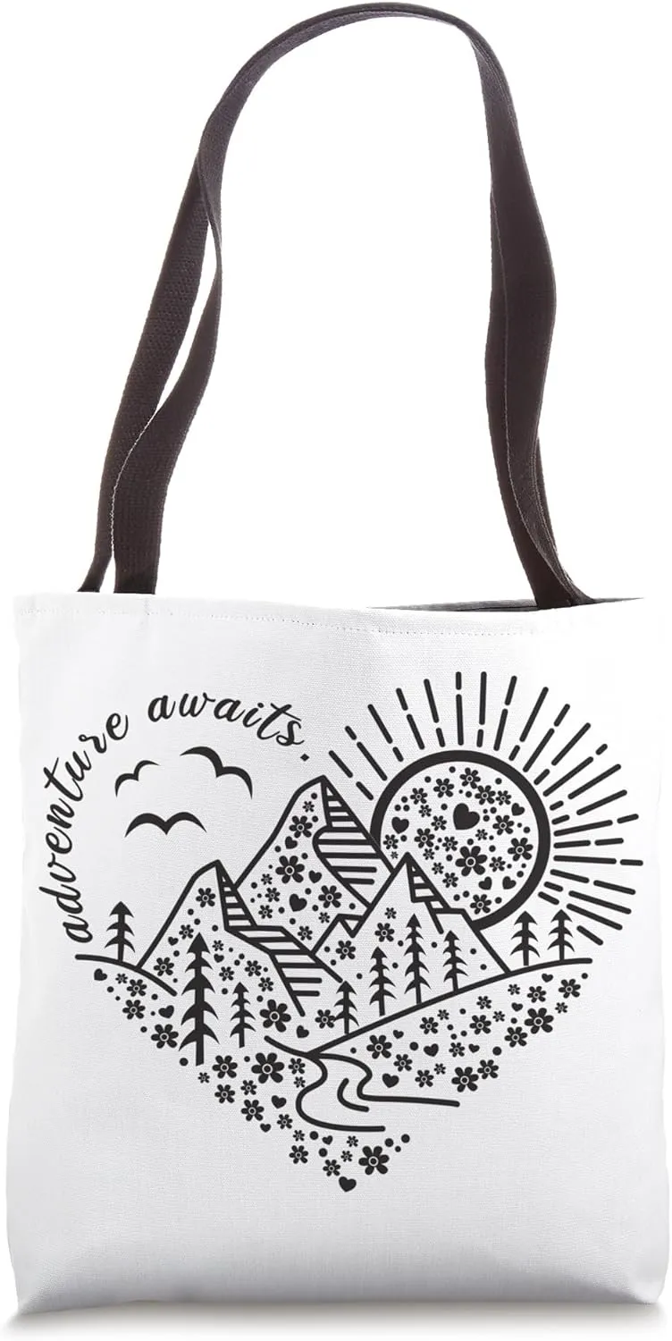 Outdoor Nature Adventure Buddies And So The Adventure Begins Tote Bag