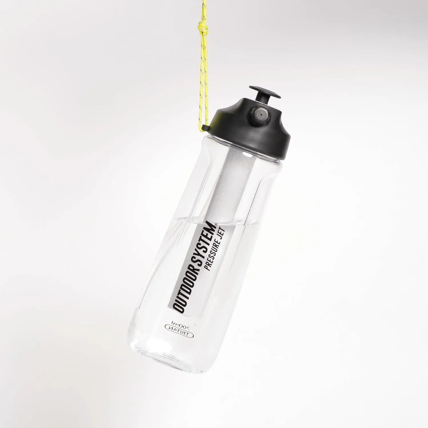 Outdoor System Pressure Jet Spray Bottle 700ml, 24oz Portable Personal Water Bottle Spray Mister w/Jet, Shower or Mist Settings, Hand Body Wash, Camp Shower, Face Mister, Beach, Gym, Camping, Boating