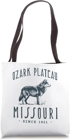 OZARK PLATEAU. WOLF OUTDOOR WILDLIFE Tote Bag