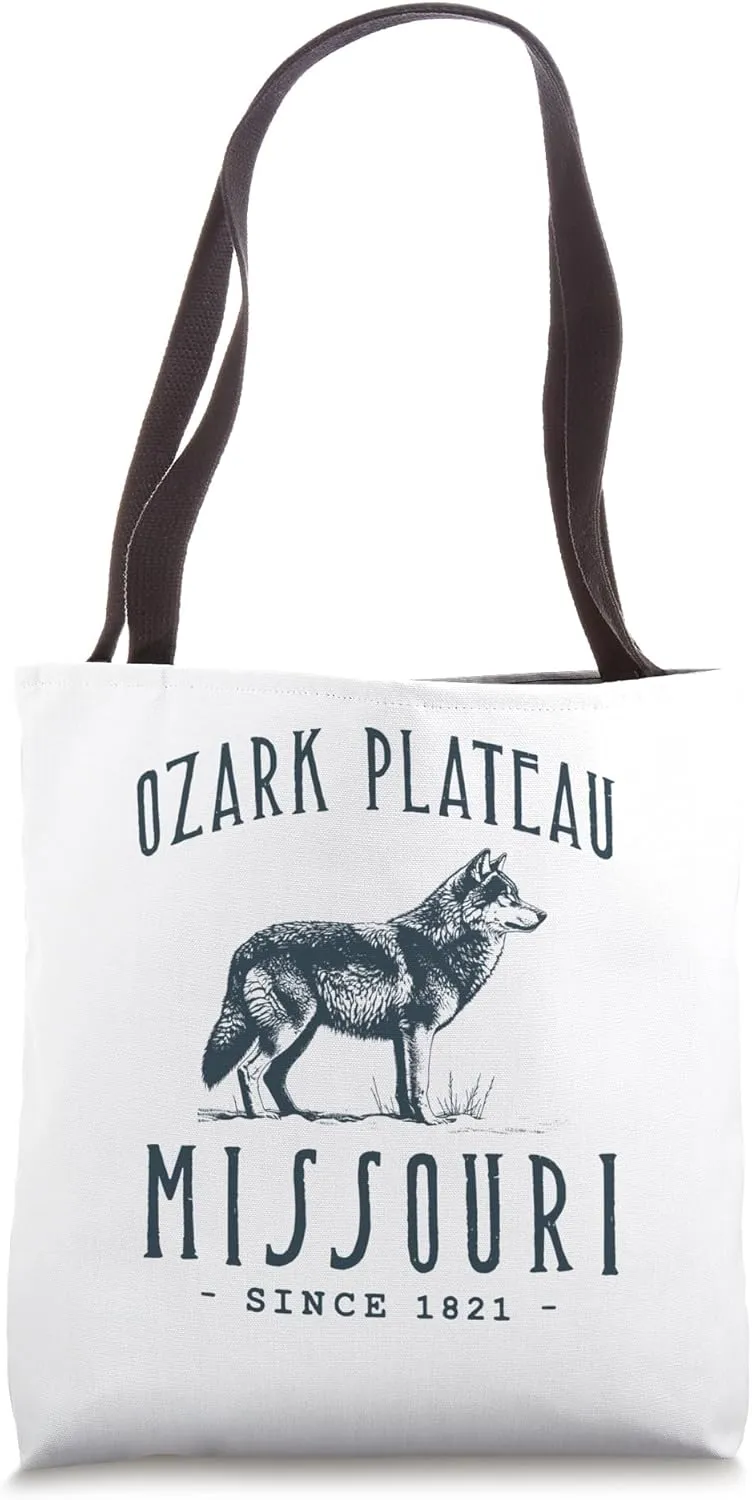 OZARK PLATEAU. WOLF OUTDOOR WILDLIFE Tote Bag
