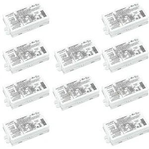 Pack of 10 - Osram 57351 Optotronic 40W 120/277V AC 50/60Hz Constant Current Dimmable Compact LED Driver OTi 40W/120-277/1A4 DIM-1