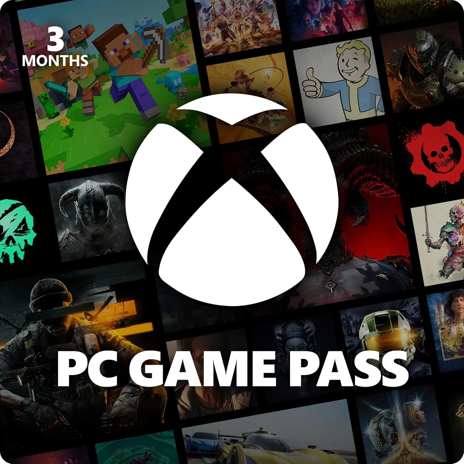 PC Game Pass: 3 Month Membership [Digital Code]