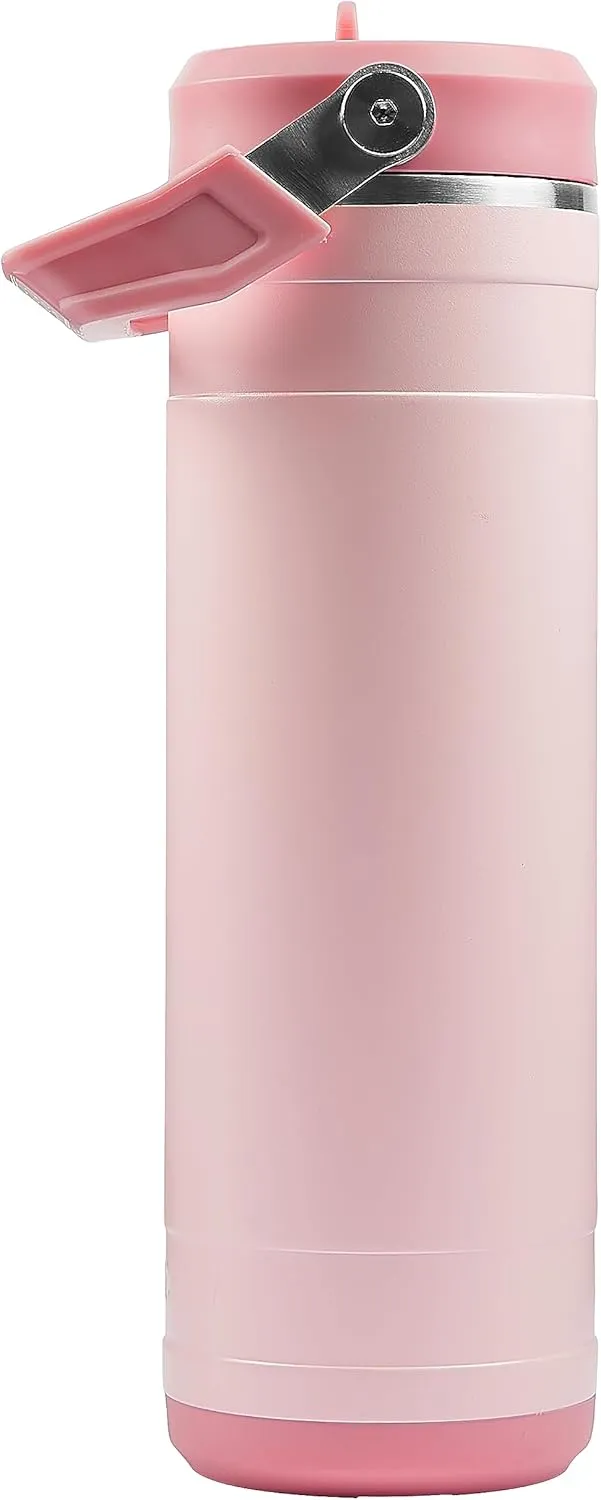 Pelican Hydration Pelican Pacific™ 26 oz Vacuum Insulated Tumbler - Recycled Stainless Steel Double Wall Travel with Dual Lid, Powder Coated Insulated Water Bottle For Cold Drinks, Blush