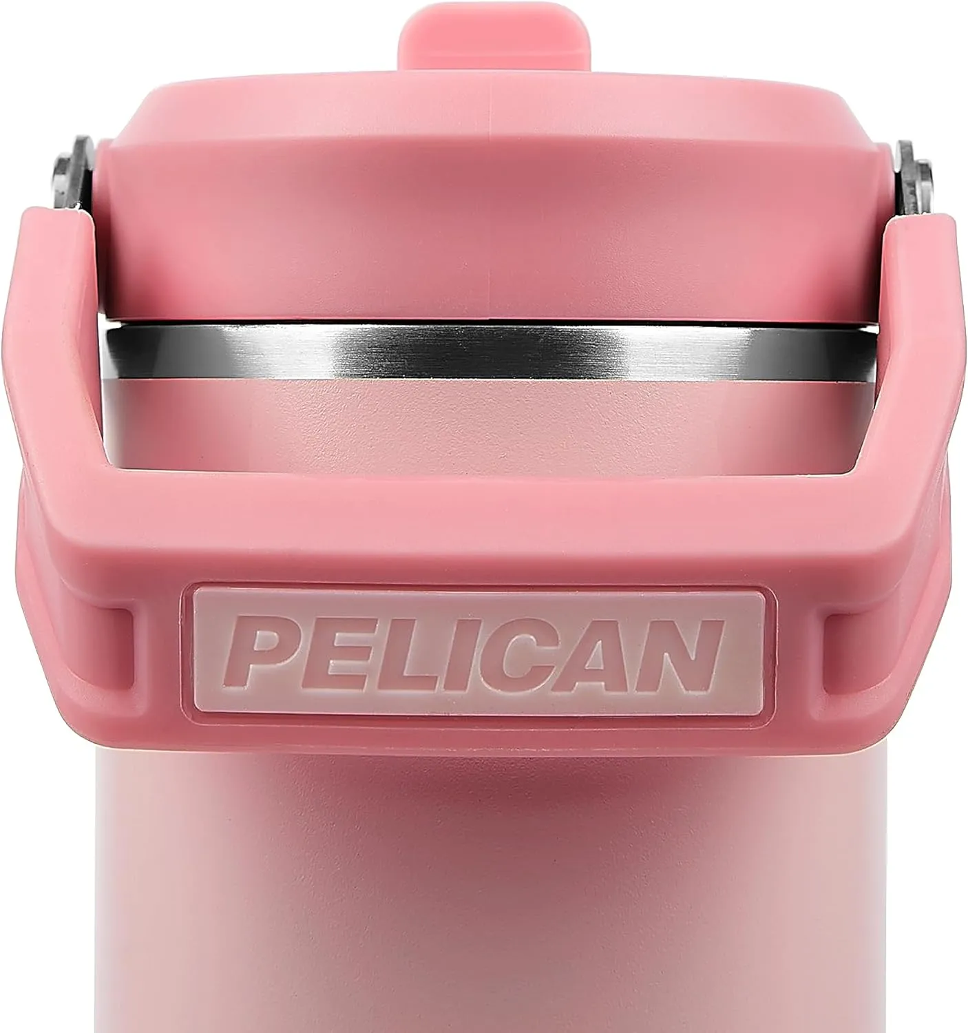 Pelican Hydration Pelican Pacific™ 26 oz Vacuum Insulated Tumbler - Recycled Stainless Steel Double Wall Travel with Dual Lid, Powder Coated Insulated Water Bottle For Cold Drinks, Blush