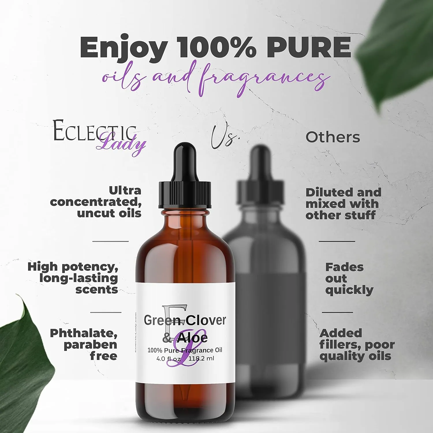 Peppermint Eucalyptus Massage Oil, 4 oz, With Sweet Almond Oil and Jojoba Oil, Preservative Free, Perfect for Aromatherapy and Relaxation