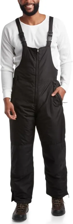 Perry Ellis Men's Snow Bib - Insulated Waterproof Snow Pants Ski/Snowboard Overalls (M-3XL)