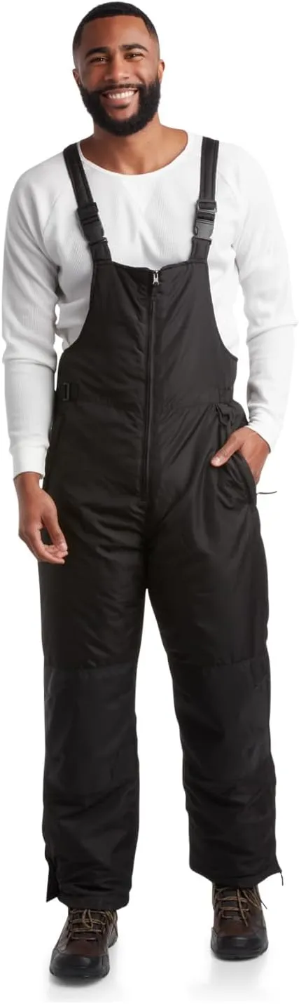 Perry Ellis Men's Snow Bib - Insulated Waterproof Snow Pants Ski/Snowboard Overalls (M-3XL)
