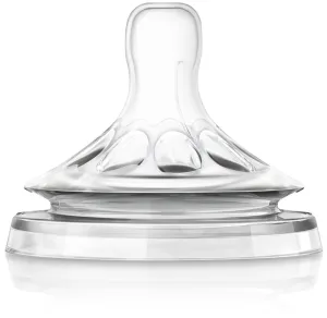 Philips AVENT Natural BPA Free First Flow Nipple (Pack of 2)