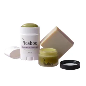 Picaboo Comfort & Confidence Kit by La Parea Wellness: Soap, Deodorant & Anti-Chafing Balm