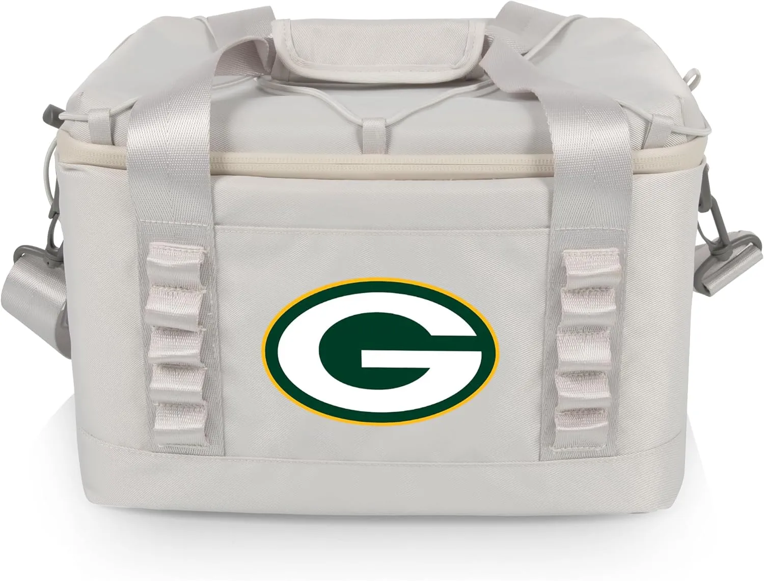PICNIC TIME NFL Green Bay Packers Tarana Superthick Cooler Bag with Shoulder Strap, 12 Can Insulated Soft Cooler, Beach Cooler, Insulated Camping Cooler, Picnic Cooler, (Gray)