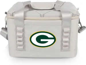 PICNIC TIME NFL Green Bay Packers Tarana Superthick Cooler Bag with Shoulder Strap, 12 Can Insulated Soft Cooler, Beach Cooler, Insulated Camping Cooler, Picnic Cooler, (Gray)