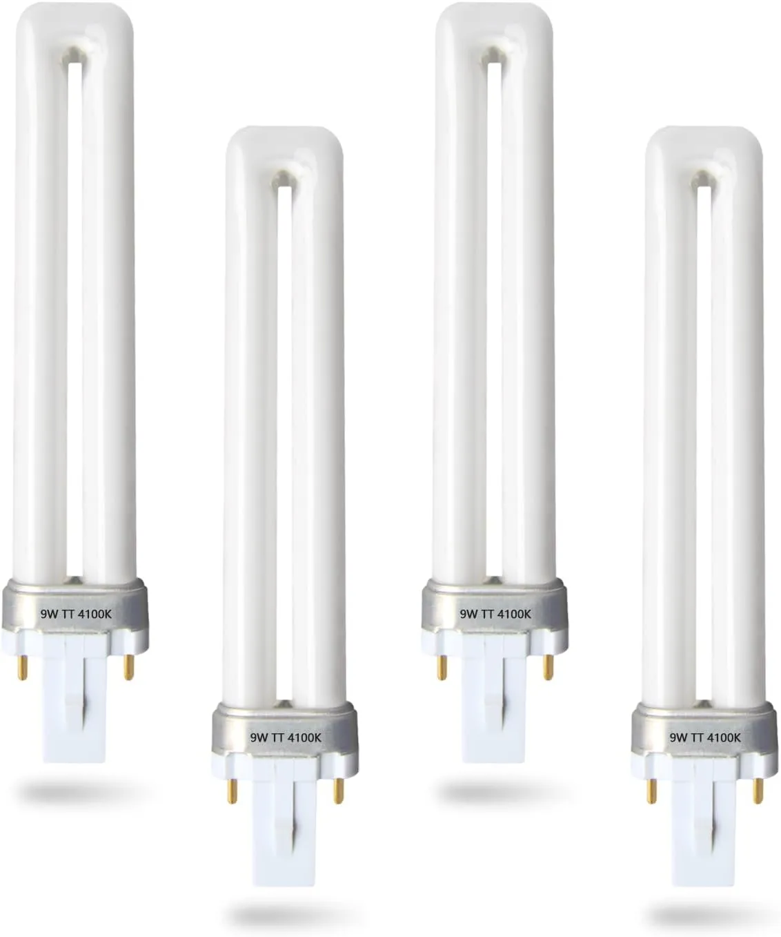 PL9/SP41K 2 Pin 9W Fluorescent Single Tube,Replacement Bulb for Sylvania 21273,Sunlite 60060,Feit Electric,Philips 148700,TCP 32009,G23 Base,4100K Cool White(4Pack)