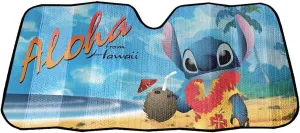 Plasticolor 003728R01 Disney's Lilo and Stitch Accordion Sun Shade Universal Bubble