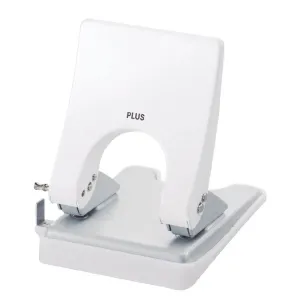 Plus Punch 2 Hole Force 1/2 Medium Size 30-201 Hole Punch 30-201 Paper Box PU-830A White