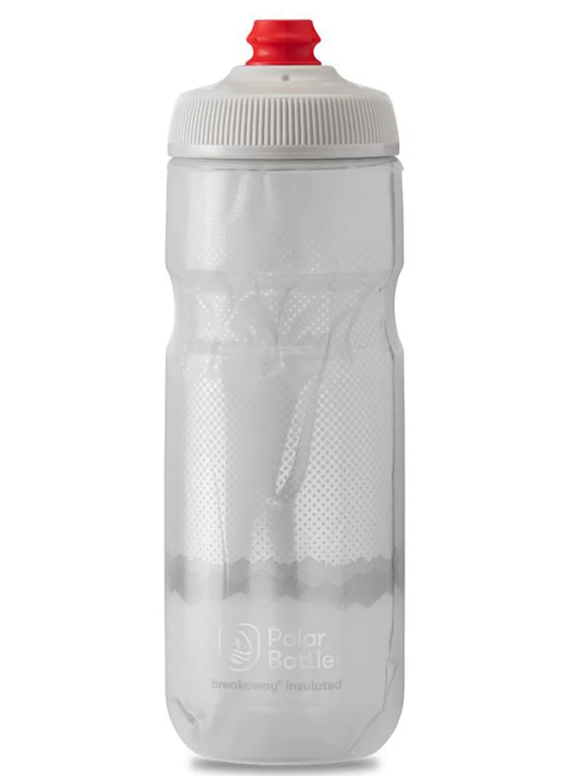 Polar Bottle Breakaway Ridge Insulated Water Bottle - 20oz - White-Silver