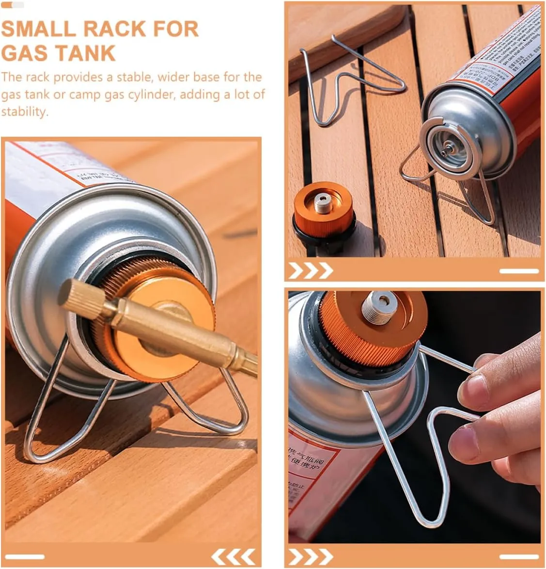POPETPOP 4 Pcs Fixture Camping Propane Propane Canister Stabilizer Outdoor Propane Rack Outdoor