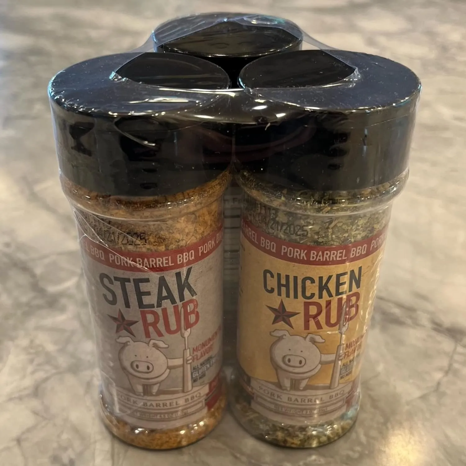 Pork Barrel BBQ Seasoning Rub Vareity Pack | All American Spice, Steak and Chicken, All Purpose BBQ Rub - Keto, No MSG, Gluten-Free and Sugar-Free | Grill Seasoning Rub for Beef, Steak, Burgers, Pork, and Chicken | Gift for Father, Man